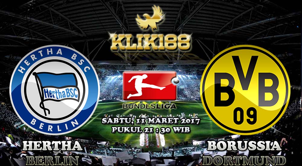 Prediksi Hertha Berlin vs Borussia Dortmund 11 Maret 2017