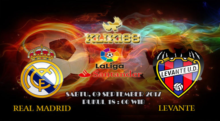 Prediksi Skor Real Madrid vs Levante 9 September 2017